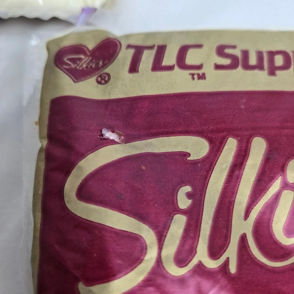Silkies TLC Support Pantyhose Lot of‎ 6 Vintage, Nylon Spandex, White Large, New